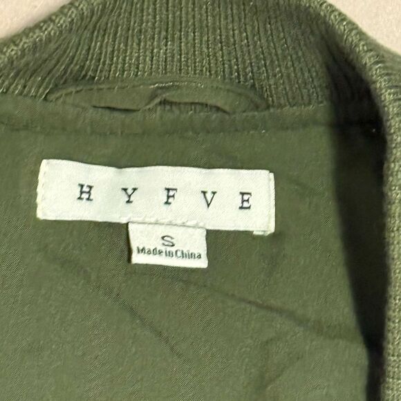 NEW HYFVE Olive Bomber Jacket - Picture 2 of 9